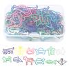 60pcs/box 12 Kinds Cute Animal Shaped Paper Clip Memo Note Clips School Office Supplies