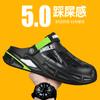 2025 summer new hole shoes men's outdoor casual cool slippers wearing Korean version of beach shoes fashion slippers men