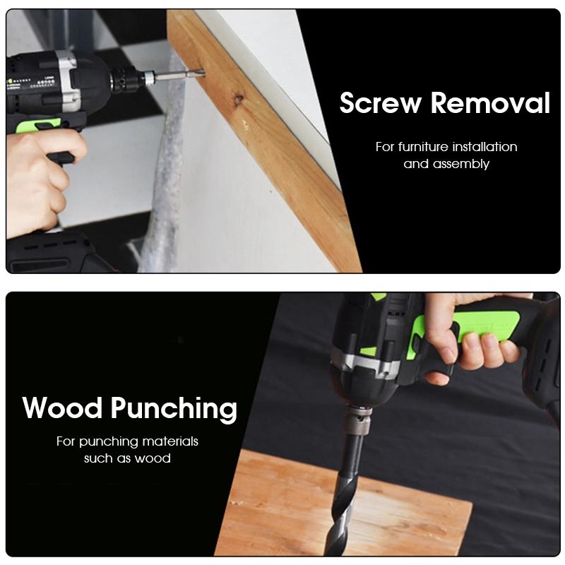 330Nm 168V 16800mAh Rechargeable Lithium Battery Brushless Cordless Electric Wrench Impact Driver Power Tool Household DIY Drill