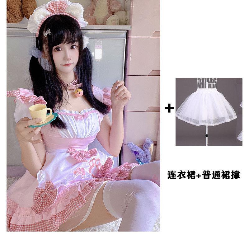 Japanese Maid Outfit Sweet Kitten Wild Maid Cosplay Cute Soft Girl Two-dimensional Jumpsuit