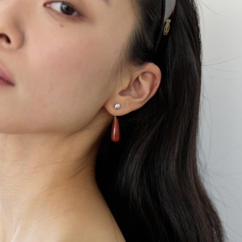 MERCURY [onyx] Drop Earring - Pumpkin