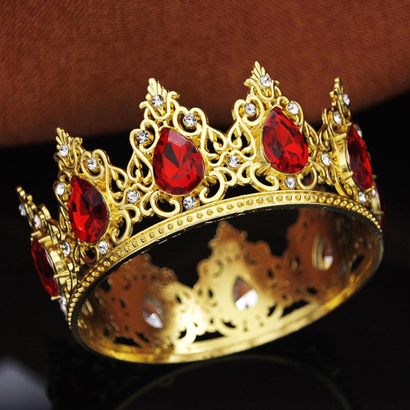 Luxury Water Drop Small Tiaras and Crowns for Girls Party Prom Cake Topper Crown Diadem Little Tiara Jewelry Flowers Ornaments