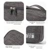 Portable Large Capacity Waterproof Multi-Functional Storage Bag for Data Cables and Chargers