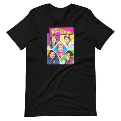 THE FACTS OF LIFE Black Tee Short-Sleeve Unisex T-Shirt Unisex T-Shirt