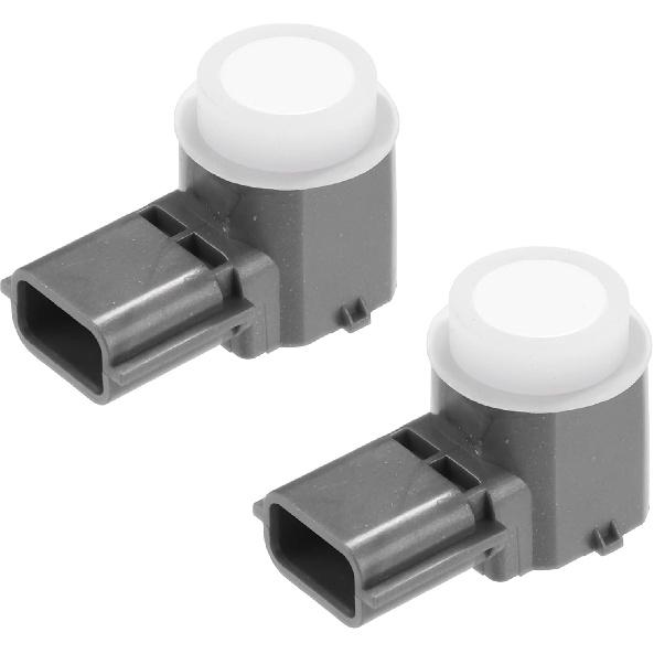 2 Pcs PDC Reverse Parking Assist Sensor Compatible for Nissan Altima 2015-2018, for Nissan Maxima 2016-2018, Durable ABS Plastic Gray Rear Bumper