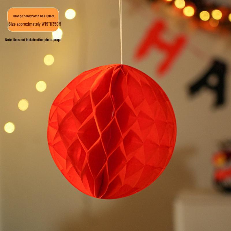 

Glowing Pumpkin Garland: Halloween Kindergarten Party Decorations