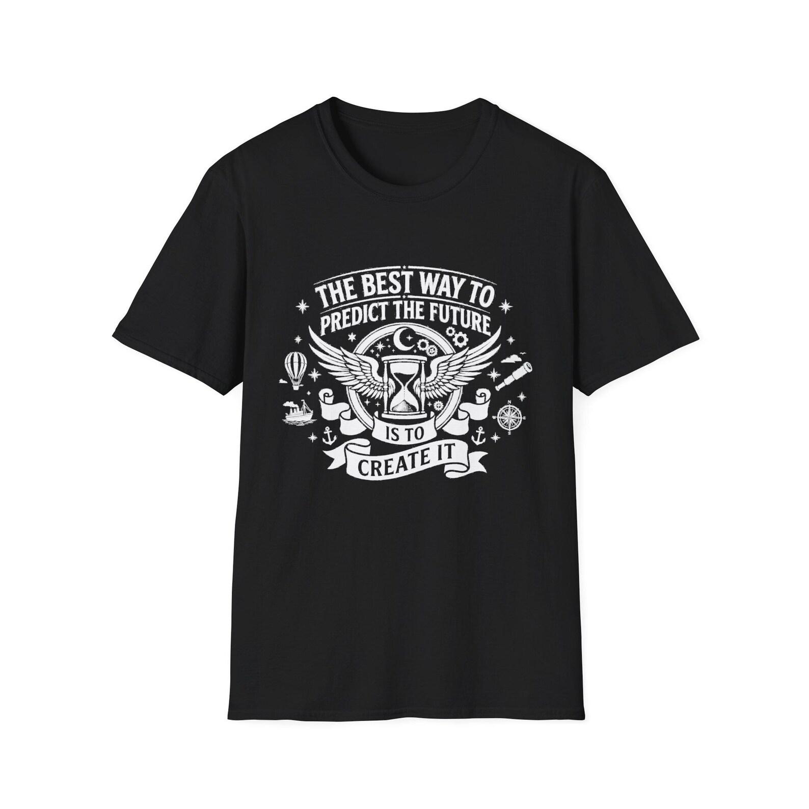 Create Your Future quote T-Shirt | Inspirational Typography Tee L