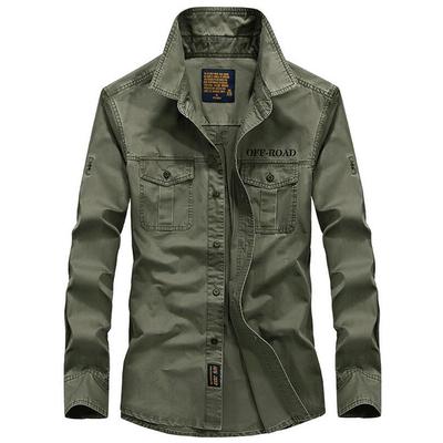 Camicie casual da uomo Camicia a maniche lunghe con colletto rovesciato in puro cotone Uomo