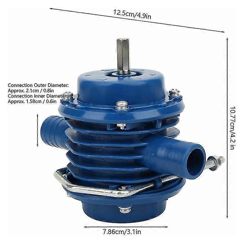 Water Pump Household Hand Drill Pump Durable Self-priming Hand Drill Water Pump