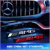 1 Peça Grelha Frontal de Carro Emblema Logo AMG Grelha Automóvel Decoração Para Mercedes Benz W203 W204 W211 W210 W124 AMG W202 CLA W212 W220 W205 W201