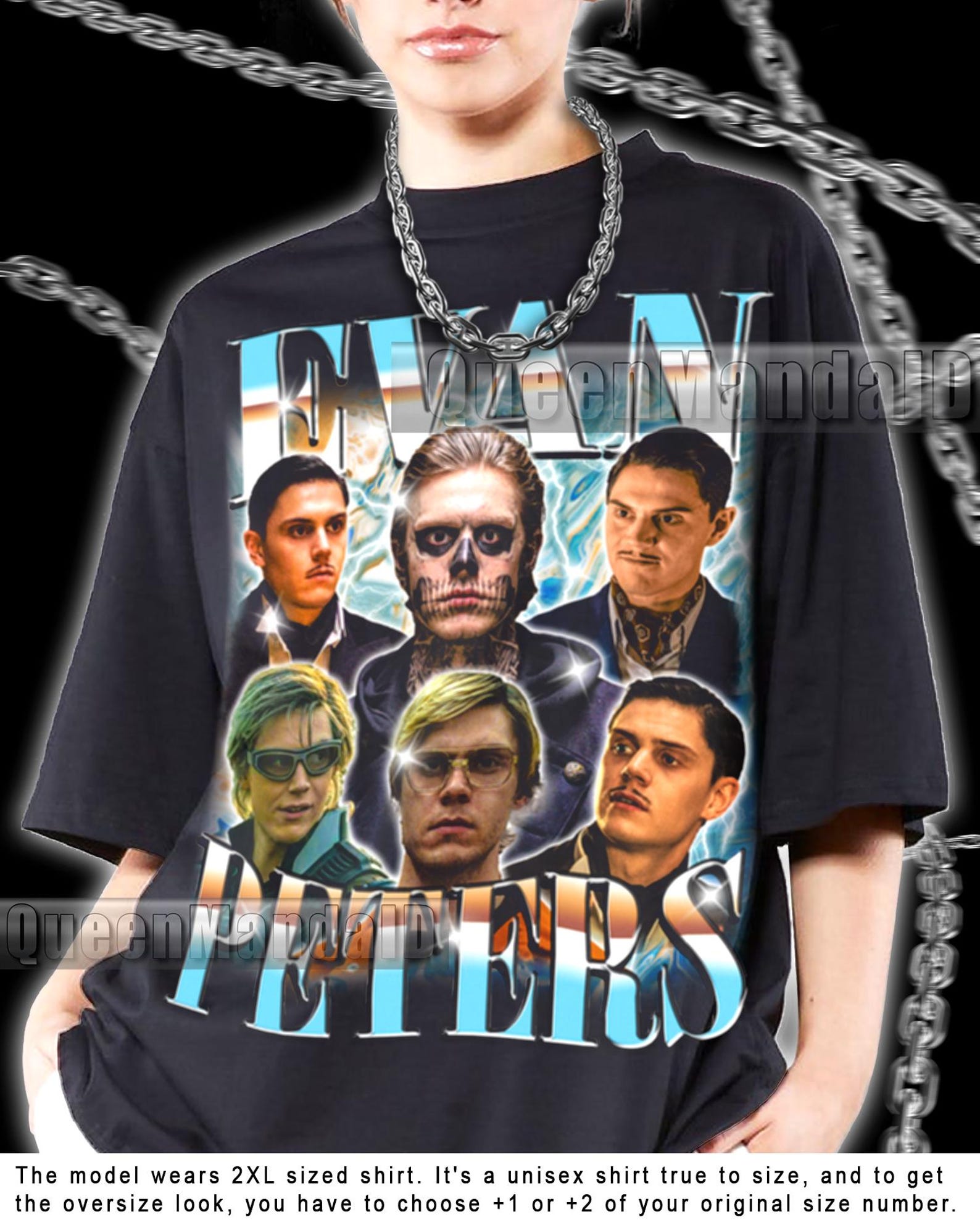 Retro Evan Peters Shirt 90s Retro Fan Tee, Unisex Movie T-Shirt, Vintage Style R072 S