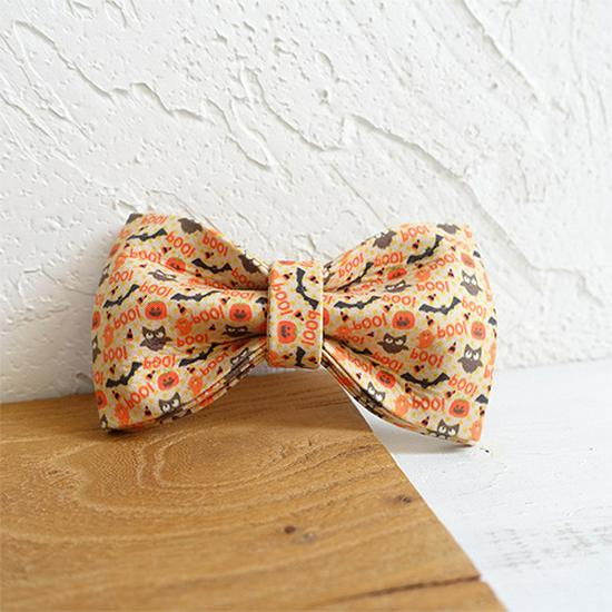MUTTCO Handmade Dog Bow Tie Collar with Flower - Teddy Design (UBT-059) L(11*6CM)