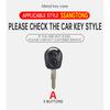 Zinc Alloy+Leather Auto Smart Auto Key Fob Cover Case Housing Remote Fit For Ssangyong Actyon Kyron Rexton Korando Key Ring Stylingaccessories