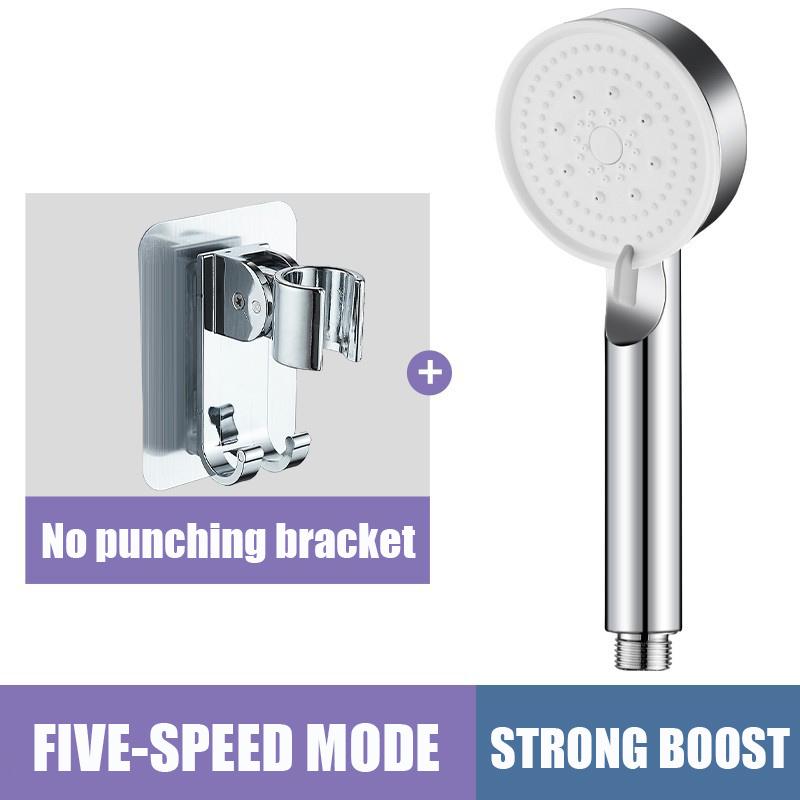 Shower Head Water 5mode Shower Water Saving Spray Nozzle Adjustable High Pressure Head Of A Shower Hygienic Bathroom Accessories