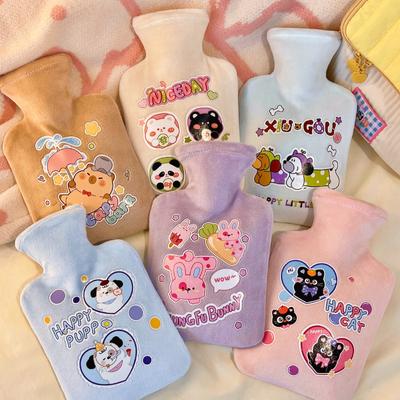 Borsa dell'acqua calda in peluche Studenti Acqua calda per scaldare le mani Ragazza del tesoro Scaldaletto e Stomaco Borsa dell'acqua calda