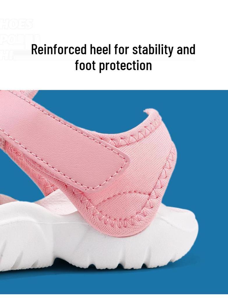 Kids' Cross-Strap Waterproof EVA Beach Sandals - Trendy Summer Sports Shoes for Boys and Girls