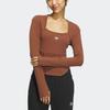 adidas originals Corset Long Sleeve Shirt Brown IX1910