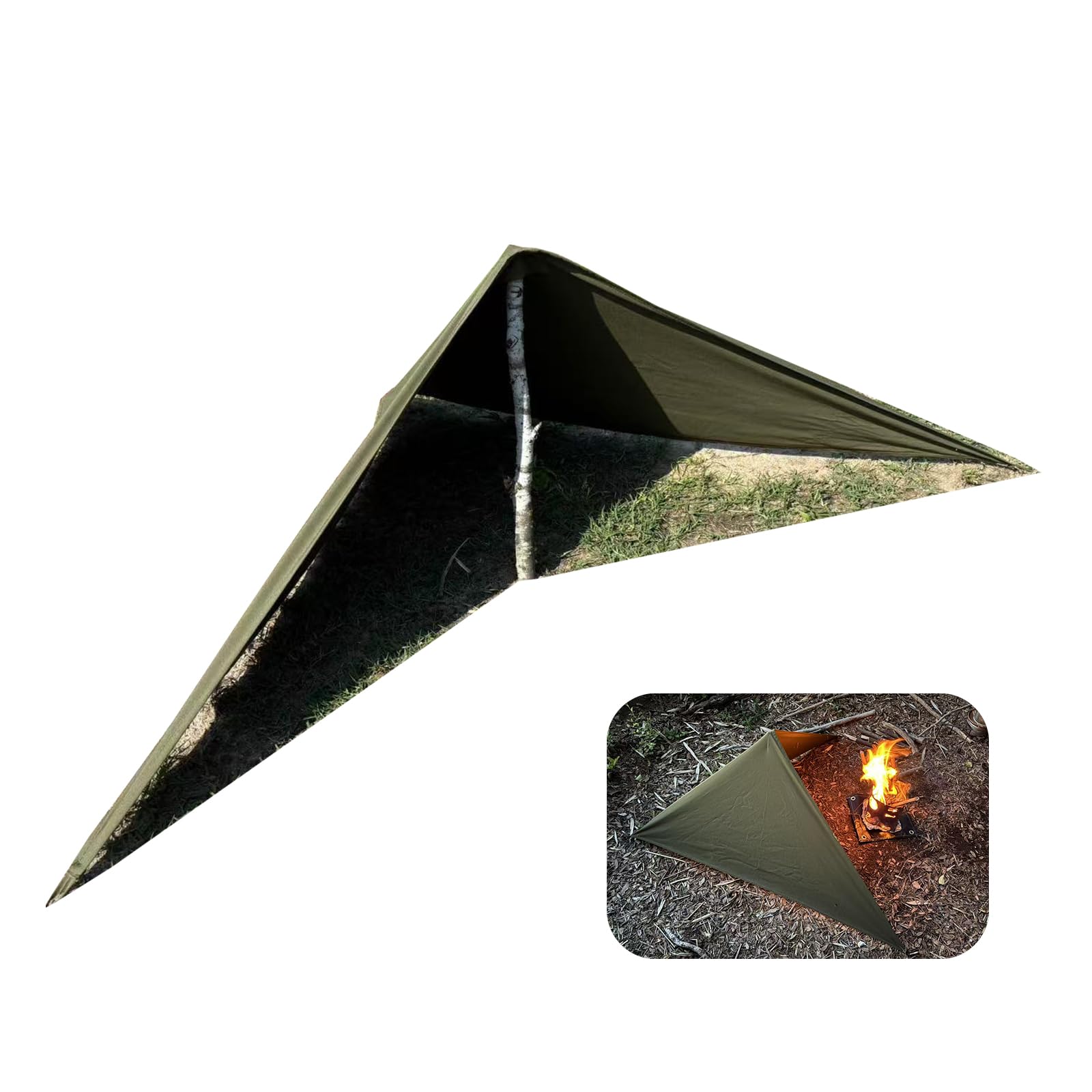 

Палатка для кемпинга YAJIN CRAFT, Ветрозащитный экран с отражателем, Легкая, Огнестойкая, Водоотталкивающая, Устойчивая к плесени, В комплекте чехол для хранения, Размер L