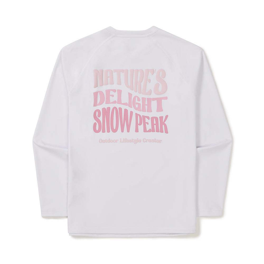 [Snowpeak] Water Women's Loose Fit Rashguard White (S25MWWSW09)