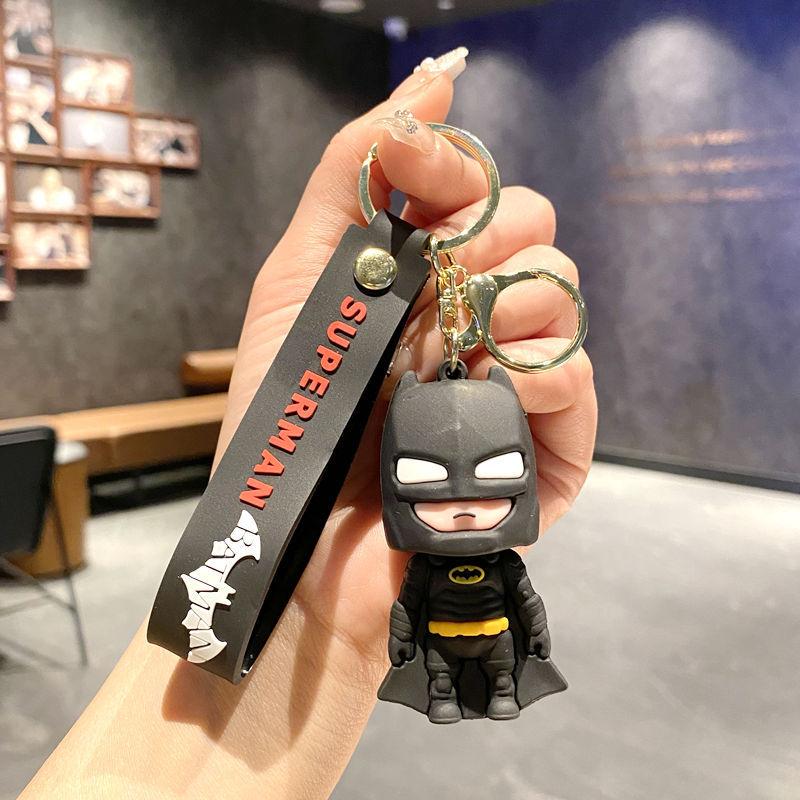 Cartoon Superhero Keychain, Fashion Bag Pendant, Portable Key Chain Accessories, Decor Ornament, Small Gift for Men Women
