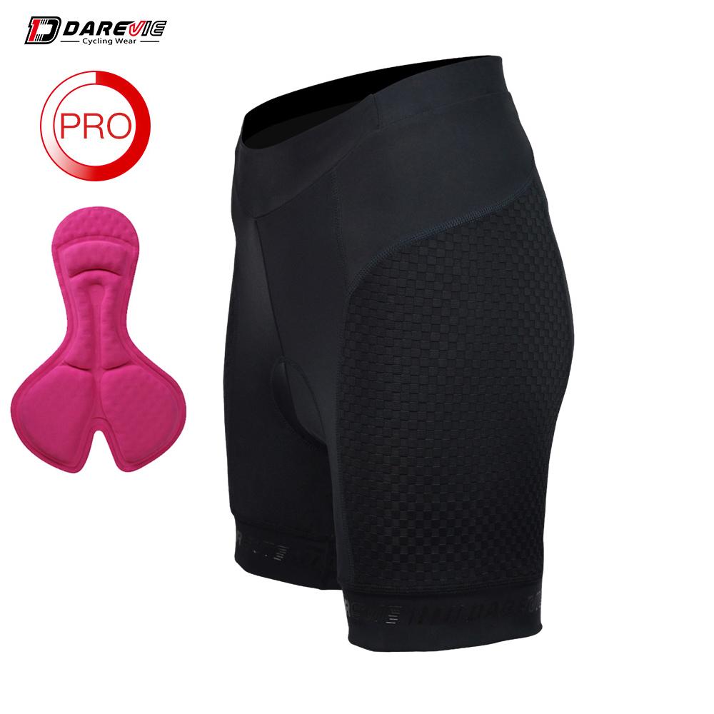 

DAREVIE женские велосипедные шорты Pro 3D с губкой, противоударная подкладка, 6 часов езды, женские велосипедные шорты, дышащие велосипедные шорты