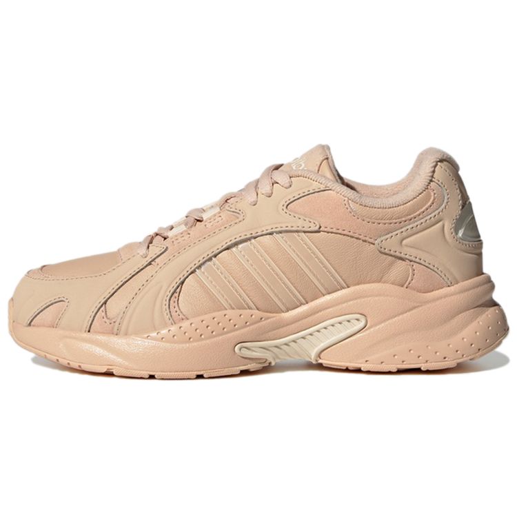 Adidas Neo Crazychaos Shadow 2.0 Leather Mesh Suede Round Toe Lace-Up Durable Low-Top Dad Sneakers Women Sneakers Light-Pink GX3827