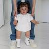 26 Inch Reborn Baby Doll 65cm Soft Vinyl PE Realistic Princess Dress Up Pretend Play Companion Toy for Kids