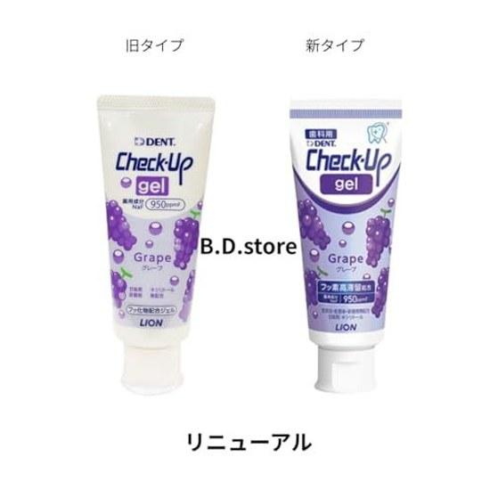 Renewal Checkup Gel Grape 60g Dent Fluoride 950ppm Toothpaste Dental Exclusive