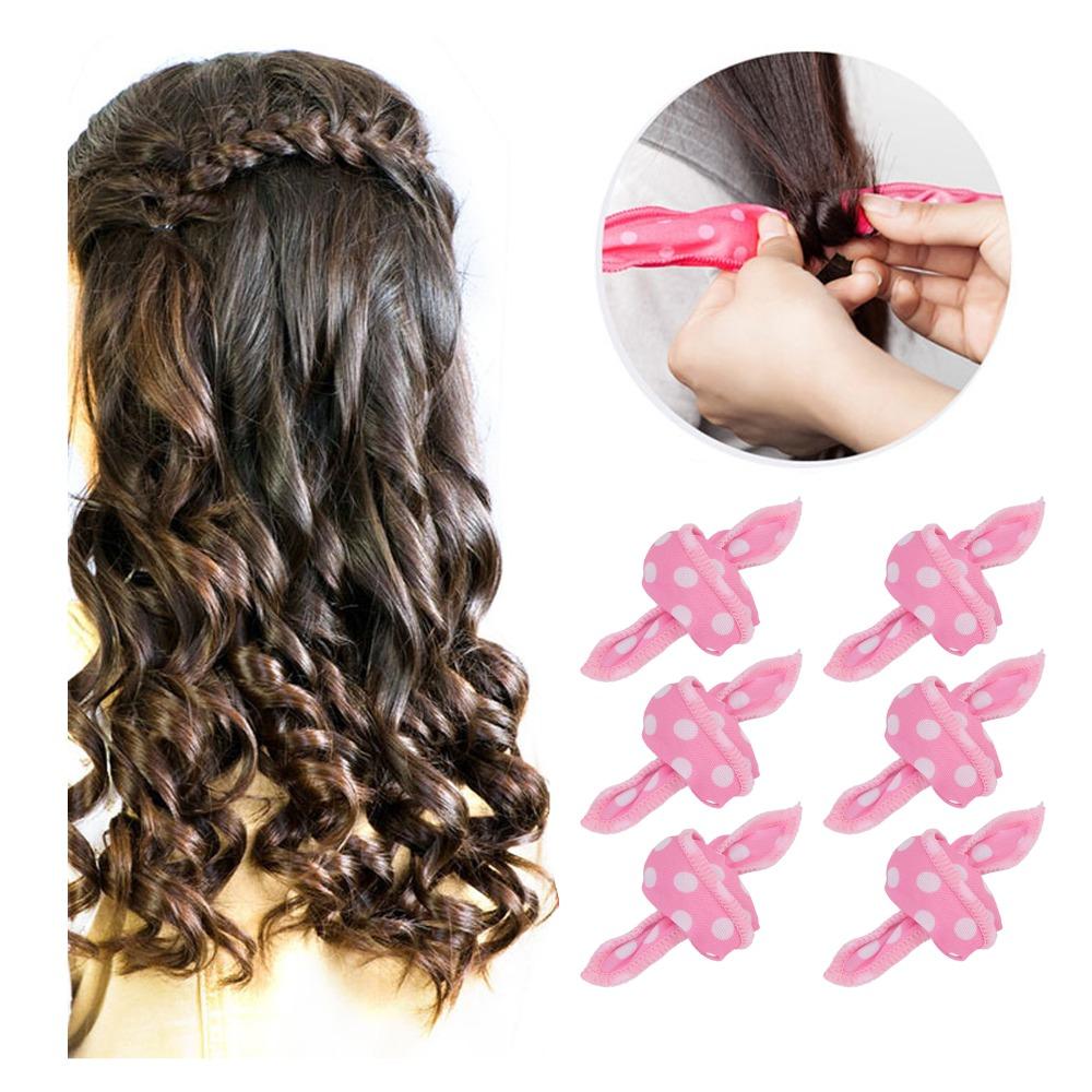 20pcs Soft Sponge Sleep Curler Rollers Soft Hair Styling Rollers Night Sleep Use