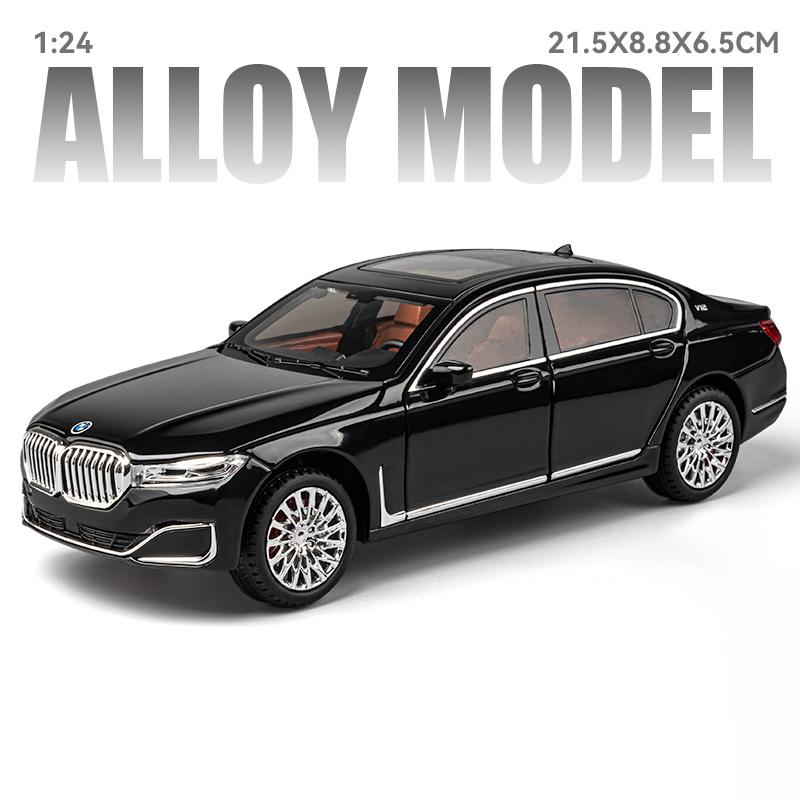 1:24 BMW 760LI 530LI I5M60 Miniature Diecast Toy Car Vehicle Model Home Decoration & Collectibles Hobby Display Ornament Holiday