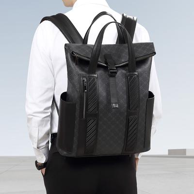 Leichter Herren-Rucksack, modischer bedruckter Rucksack, große Kapazität, Computertasche für Männer