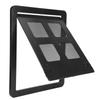 Pet Small Dog Cat Screen Door Sliding Screen with Magnetic Flap Supply Simple Installationblack Large