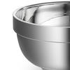 Double Layer Metal Bowl Large Capacity Round Bowl Multiple Purpose Mixing Bowl for Dormitory Home