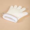 1 Pair Heat Resistant Baking Gloves Silicone BBQ Gloves Durable Heat Insulation Mitts  Cooking
