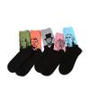 Nya Herr Dam Bomullsstrumpor Oljemålade Strumpor Kändis Avatar Konst Roliga Strumpor För Par