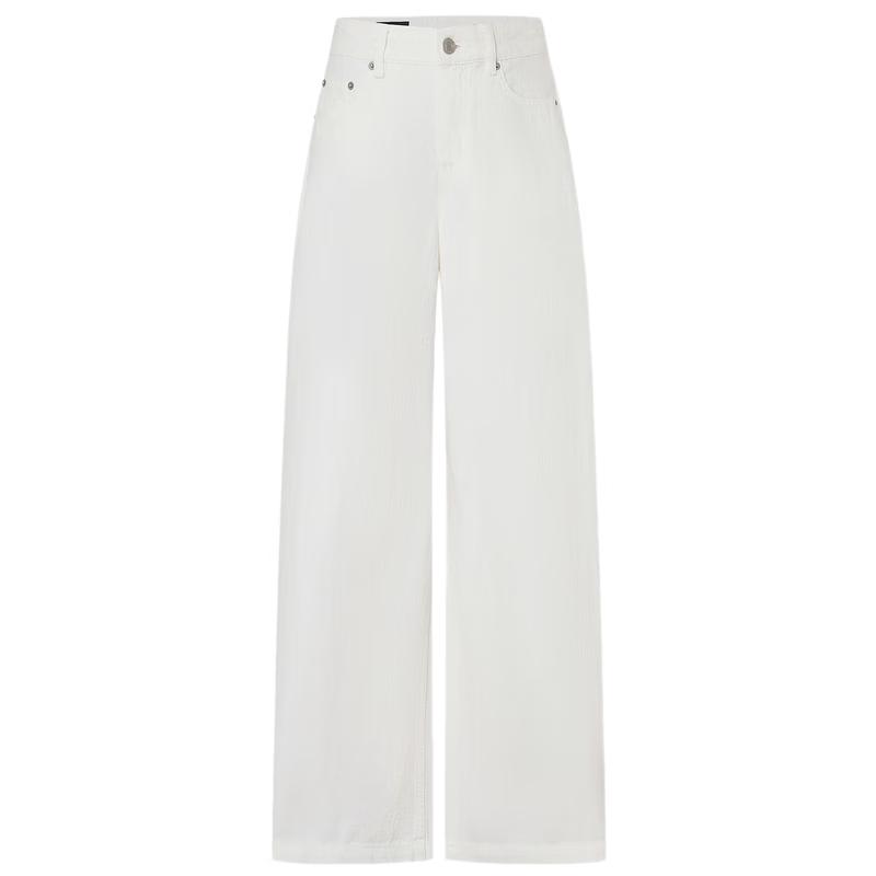 

MO&Co. Qin Lan s Pick Cotton Linen Straight-Leg Pants M