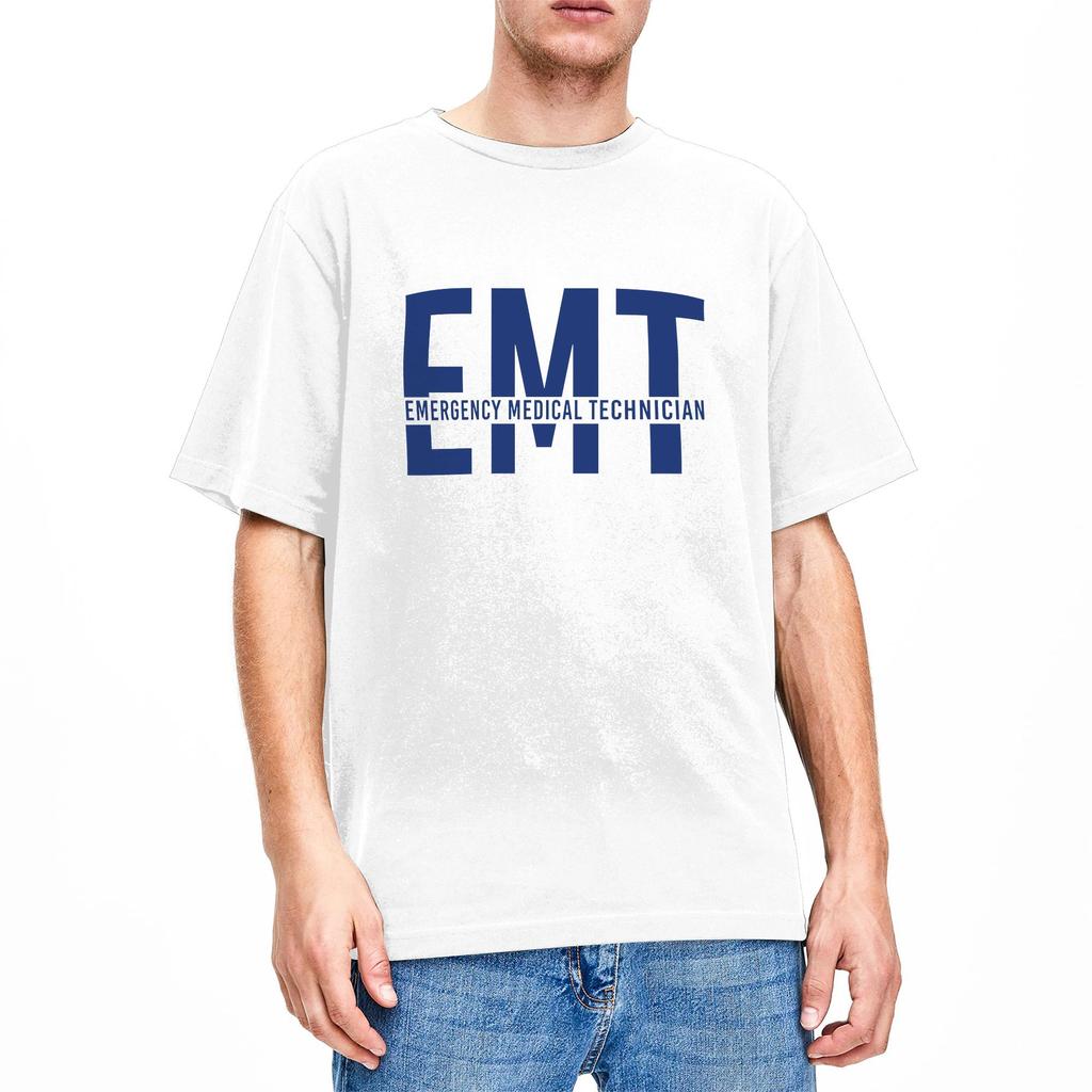 EMT Emergency medical T Shirt Summer  Y2K Retro T Shirts Cotton Harajuku Tee Shirt For Men Casual Tees
