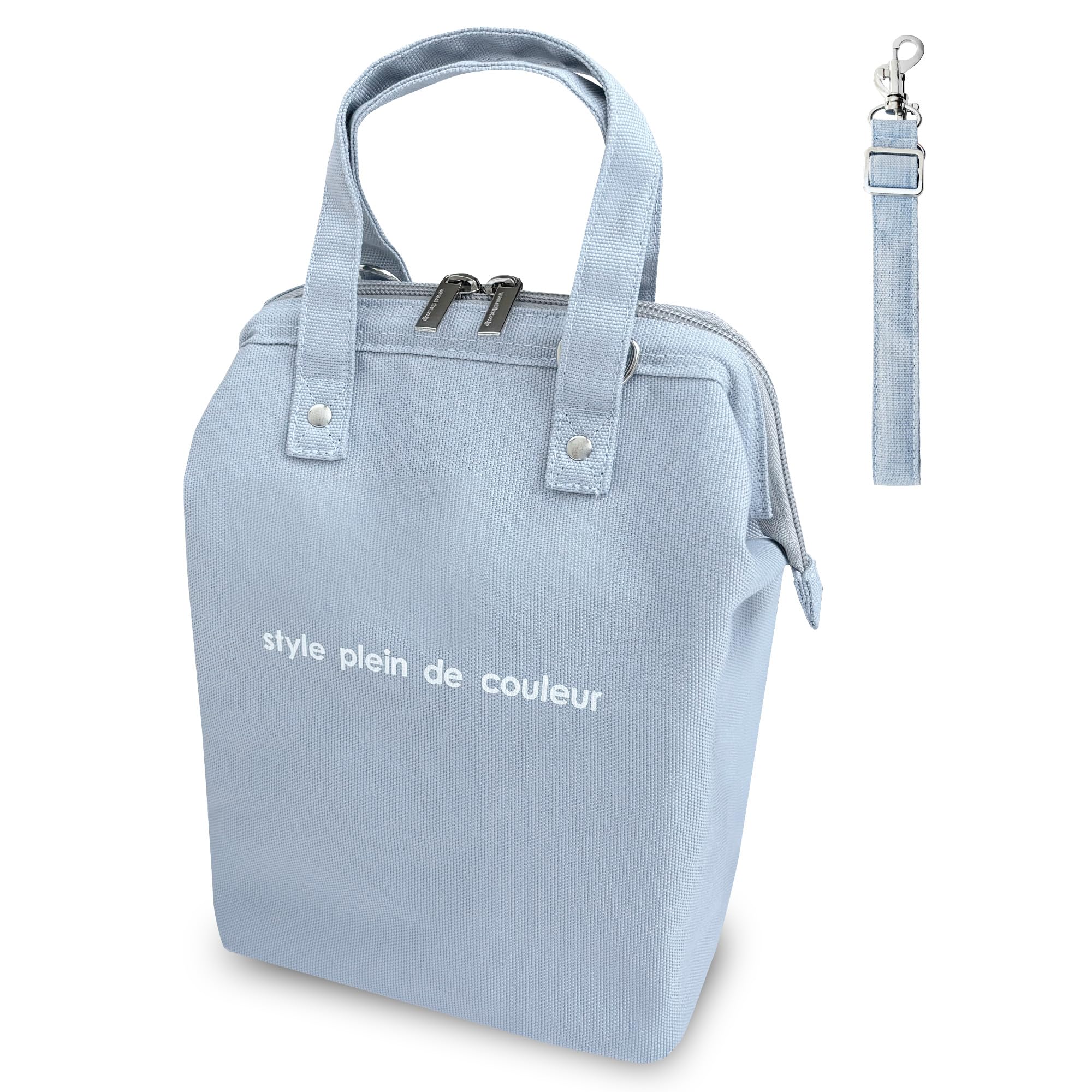 

Plein de Изолированная сумка для ланча Сумка-сетка Сумка для ланча и также может использоваться как изолированный ланч Сумка для ланча [Стиль Цвет] [Ланч М] (Стильная сумка!) (порошок