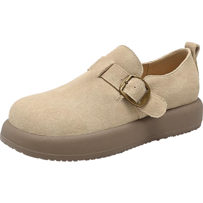 ZHR Women s Soft Sole Slip-On Platform Loafers EH277 EU 36