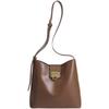Bucket Bag Women's New Style Bag Genuine Leather Women's Bag Versatile Crossbody Bag Light Luxury Cowhide Shoulder Bag Trendy Commuting