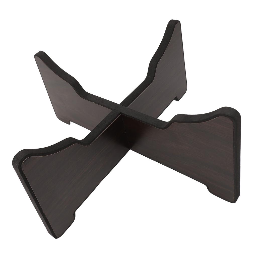 Tongue Drum Bracket Rosewood and Sponge Detachable Portable Hand Pan Drum Display Holder
