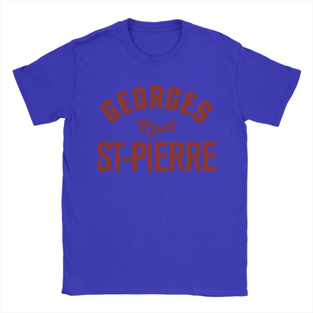 Men Georges St Pierre T Shirts  Pure Cotton Clothing Funny Short Sleeve Round Neck Tee Shirt Gift Idea TShirt