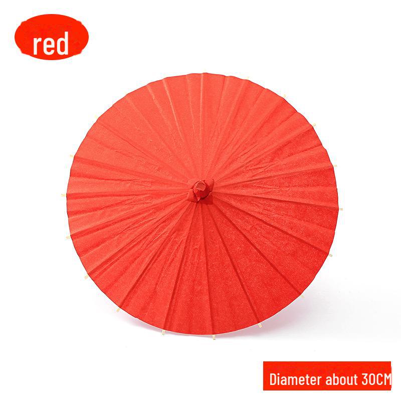 DIY Handbemalter weißer Papierschirm für Kinder – Chinesischer antiker Stil, Bastelaktivität für den Kindergarten