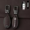 Zinc Alloy Leather Car Key Case Protection Shell Cover for Nissan Juke 2023 X-trailJ T33 Qasqhai J12 Kicks Ariya Altima Teana