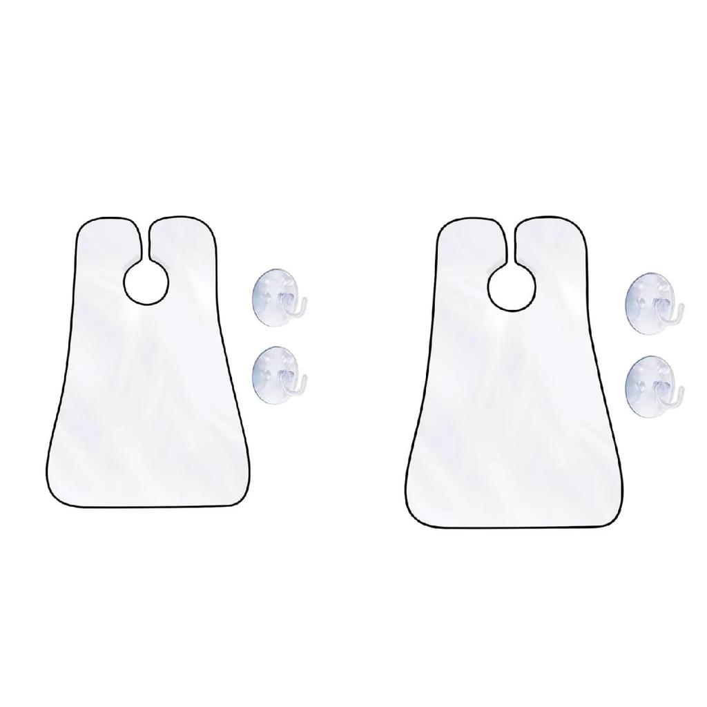 New Male Beard Shaving Apron Care Clean Hair Adult Bibs Shaver Holder Bathroom Organizer Gift For Man Barber Mat Apron