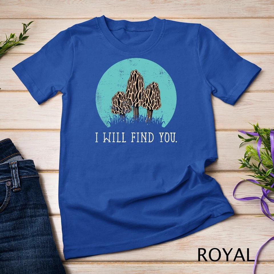 Hunting Morel Mushroom T-Shirt Unisex T-shirt 7 M