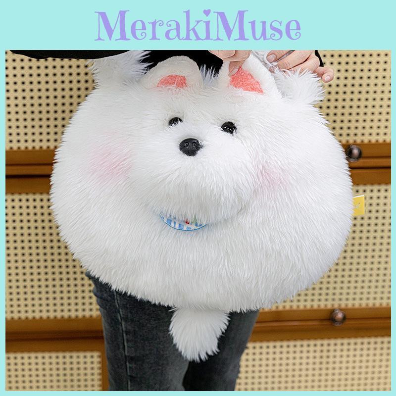 West Highland Terrier Plush Bag For Girls Soft Toy Shoulder Bag Gift For Women