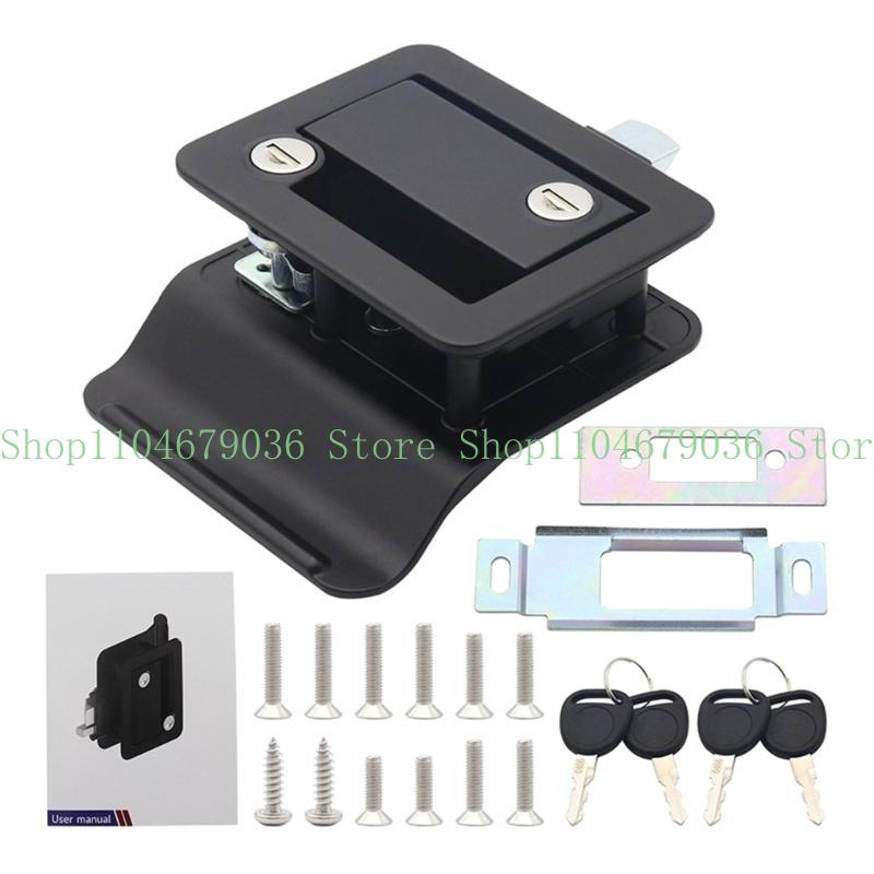 652F Car Push Lock Motor Home Cabinet Drawer Lock Anti-thieft Button Furniture