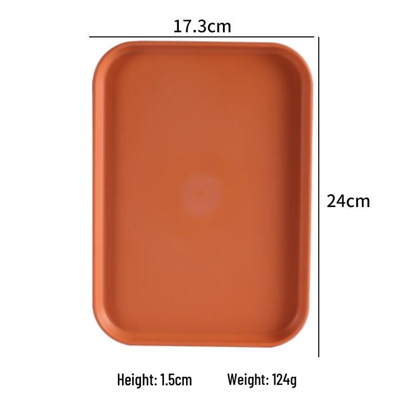 Simple Household Rectangular Plastic Serving Tray
