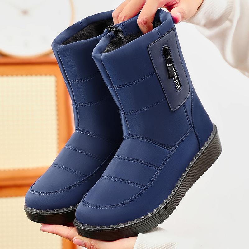 

Cotton shoes winter, polyurethane velvet thickened boots outdoor warm sports snow boots cotton boots wholesale 36